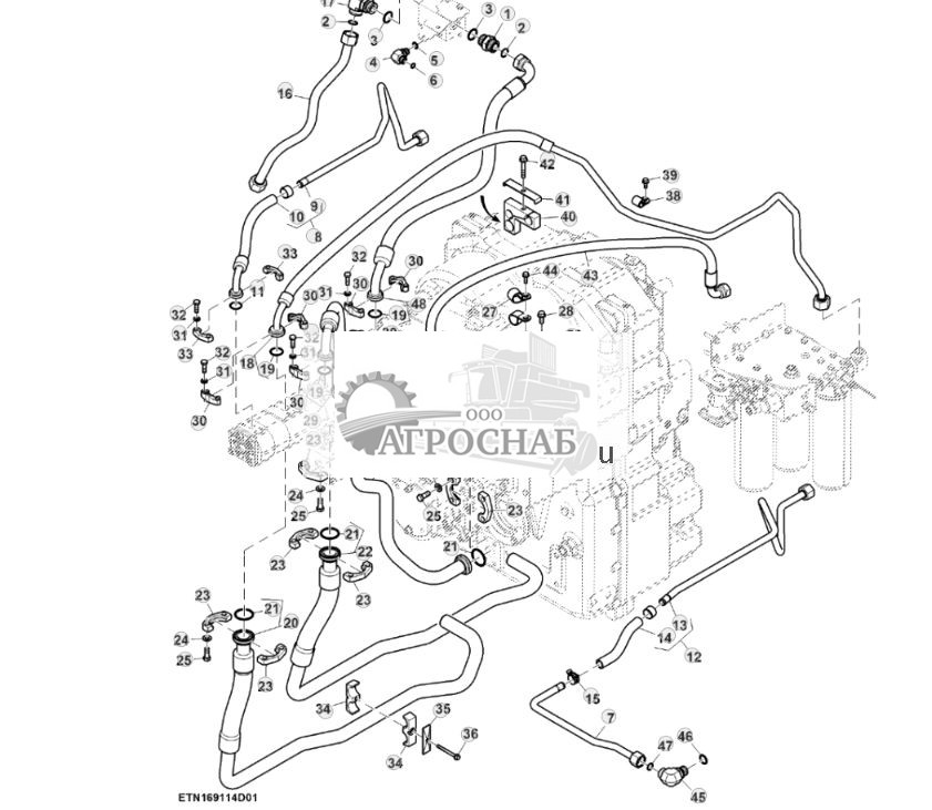 Гидравлические линии, стандартный расход, с PTO, мост с двухступенчатым редуктором (12) (801461 - 804100) - ST873447 645.jpg